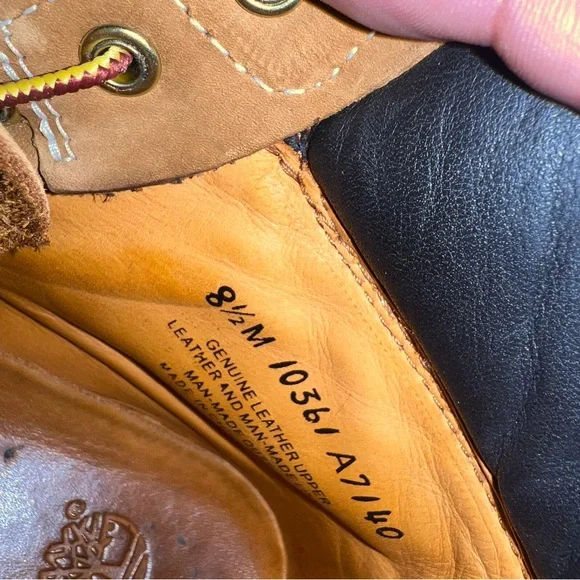 Timberland Men's Wheat Nubuck Boots - Picture 5 of 5